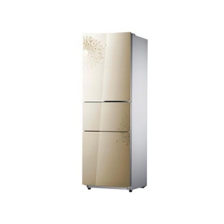 美的(Midea) BCD-206TM(E) 206升 三门冰箱 节能保鲜 闪白银